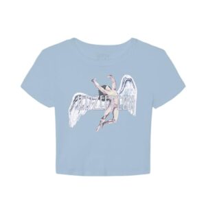 Led Zeppelin Camiseta unissex adulto oficial Merch Icarus Baby, Azul, P (CDs)