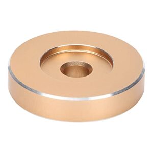 Adaptador De Mesa Giratória De Registro De 45 Rpm, Guia Conversor De Buraco Grande, Adaptador De Mesa Giratória De Registro Para A Maioria Dos Registros De Buraco Grande(Ouro) (CDs)