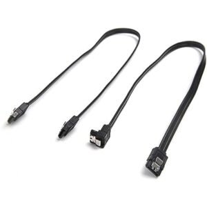 Kit Cabo Ssata 3.0 6GB/S 180/90 E 180/180 Preto com Trava Metalica 40cm HD SSD CD/DVD 2 Unidades (CDs)