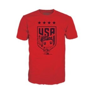 Funko Pop! Boxed Tee: The U.S Women's National Soccer Team - Caterina Macario - M (Bonecos)