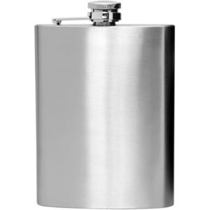Cantil De Bolso Inox 230 ml Porta Bebidas Whisky Vodka com Trava Antivazamento 8 Onças (Bebidas)