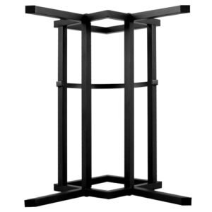 ZLHETWT Suporte de disco de vinil, rack de armazenamento de discos de vinil de 100 LP, exibição de disco de vinil de montagem rápida, organizador de estilo retrô para álbuns de revistas de livros (Equipamentos)