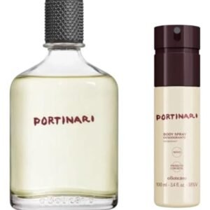 Kit Presente Portinarii Desodorante Colonia + Body Spray (Café)