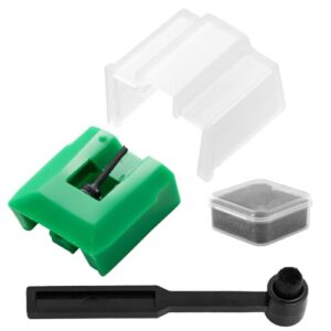 Agulhas de gravação ATN95E compatíveis com toca-discos de vinil da série Audio-Technics AT-LP120X, agulha de substituição para toca-discos ATN95E com escova de limpeza Stylus (Equipamentos)