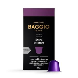 Baggio Café Cápsulas De Café Extra Intenso Compatível Com Nespresso Contém 10 Cápsulas (Café)