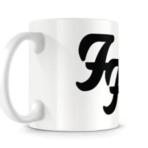 Caneca Foo Fighters Branca 330 ml (CDs)