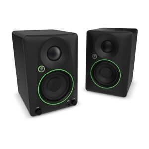 Mackie CR4.5 Monitores de estúdio alimentados por referência criativa de 11,4 cm com botão de tom e interruptor de localização — Alto-falantes ativos para produção de música, computador de mesa, (Equipamentos)
