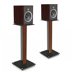 Pedestal para Caixas Acústicas Bookshelf BS03L-WD Wood CENTRAL SUPORTES (Equipamentos)