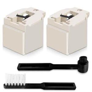 Pacote com 2 agulhas para toca-discos ATN3600L, agulha elíptica para toca-discos compatível com AT-LP60X AT-LP60XBT AT-LP60XBT-USB, toca-discos de diamante Stylus com pincel (Equipamentos)