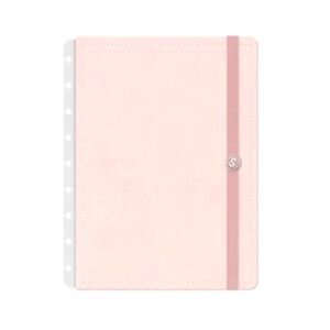 Capa e Contracapa Iscool Disc Para Caderno M Solid Touch Couro Rosa e Rosê (Discos de Vinil)