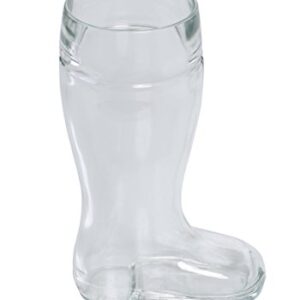 Henry Cornell and Associates Oktoberfest Bota de cerveja de vidro de 0,5 litros, 0,5 L, transparente (Cervejas)