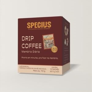 Specius Drip Coffee, Café Especial, Linha: Memória Diária, Sul de Minas, 100% Arábica, 100g (Café)
