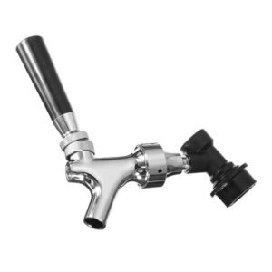 Fabricação caseira de cerveja Craft Beer Tap Beer Faucet With Liquid Ball Lock Quick Disconnect Assembly,Chrome Beer Dispenser Beer Soda Home Brewing Kit Acessórios para vinho(Silver) (Cervejas)