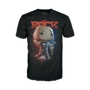 Funko Camiseta Pop! Boxed: WWE - The Rock with Belt - PP (Bonecos)