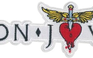 C&D Visionary Logotipo Bon Jovi, vermelho, branco, amarelo (CDs)