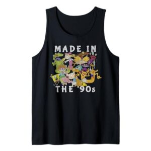 Nickelodeon Made In The 90's Faded Character Collage Tank Top (CDs)