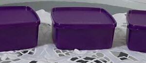 kit 03 Jeitosinhos 400 ml cd = t u p p e r w a r e (roxo) (CDs)