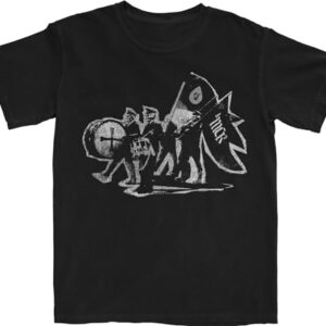 My Chemical Romance Camiseta unissex adulto padrão Zine Machine, Preto, XGG (CDs)