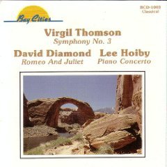 Thomson: Symphony No. 3 / Diamond: Romeo & Juliet / Hoiby: Piano Concerto - Virgil Thomson (CDs)