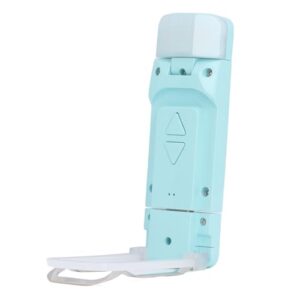 Domary On LED Light USB Recarregável 3 Modos de Cor Dobrável Livro Lâmpada para Leitura Inspeção Jóias (Azul claro) (Cervejas)