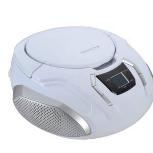 Sylvania Boombox portátil de CD com rádio AM/FM (CDs)