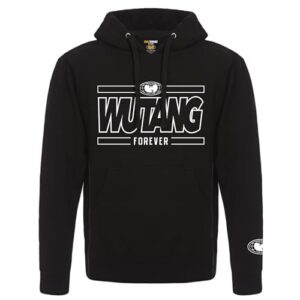 Wu-Tang Clan Moletom com capuz Forever preto e branco, Preto, G (CDs)