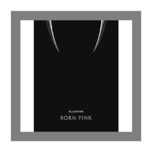 BLACKPINK BORN PINK Conjunto de 2º álbum versão CD + álbum de fotos + papel de letras de acordeão + cartão de foto grande + cartão postal + filme instantâneo + cartão fotográfico de selfie + rastreamento (versão preta) (CDs)