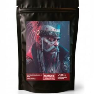 Franck's Ultra Coffee®, Café Especial Catucaí 2SL Maturado em Barril de Rum, Grãos Torrados, 200g, Safra 2025, Notas de Chocolate e Caramelo (Café)