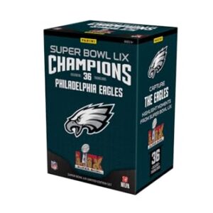 Panini Super Bowl LIX Champions Philadelphia Eagles Trading Cards Set, 36 Cards, Limited Edition, NFL Licensed (CDs)