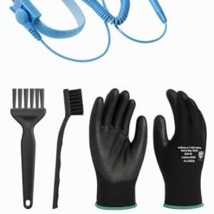 Kit Limpeza Anti Estático Esd Pincel Escova Pulseira Luvas (Equipamentos)