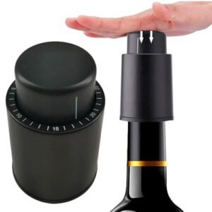 Tampa a Vácuo para Conservação de Vinho Rolha a Vácuo para Preservar Sabor do Vinho Tampa Vácuo para Garrafa de Vinho e Champanhe (Vinhos)