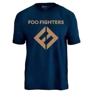 Camiseta Foo Fighters Stamp Rockwear | Moda, Bandas, Estilo Alternativo, Rock, Oficial. (BR, Alfa, PP, Regular, Concrete and Gold) (CDs)