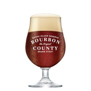 Ruvolo, Taça Bourbon County, Taça de Cristal para Cerveja, 380ml (Cervejas)
