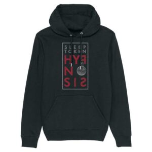 Moletom com capuz com logotipo da banda Hipnose Sleep Token, Preto, P (CDs)