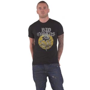 Rock Off officially licensed products Camiseta Bad Omens girassol, Preto, GG (CDs)
