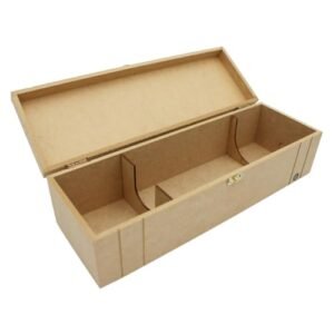 porta Vinho caixa MDF Riscado Porta Garrafa Grande para Vinho, Champagne e Presente Sofisticado (Vinhos)