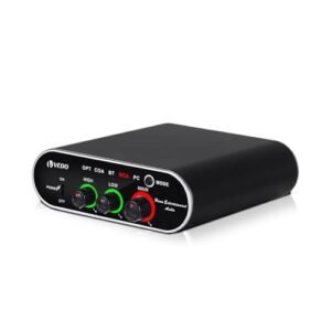 VEDO Mini amplificador de áudio X200, 2×150W 4Ω de potência, Bluetooth 5.0, entradas óptica/coaxial/RCA/PC, som estéreo Hi-Fi para home theater, caixas de som passivas, TV e PC (Equipamentos)