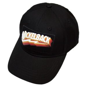 Rock Off officially licensed products Boné de beisebol Nickelback Gradient Shadows logotipo tamanho único preto (CDs)