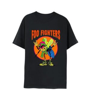 Foo Fighters Camiseta unissex adulta oficial Merch Bee, Preto, XGG (CDs)