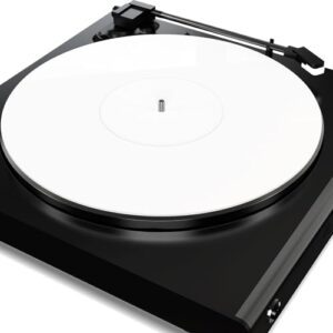Tapete de Mesa Giratória de Acrílico, Tapete de Prato Giratório para Toca-discos de Vinil de 12 Polegadas, Tapete de Toca-discos, Capa Antiestática, Reduz Ruído (Equipamentos)