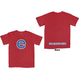 Rage Against The Machine Anger is A Gift Camiseta oficial masculina unissex, Vermelho, GG (CDs)
