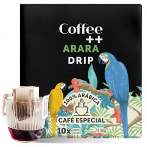 Coffee Mais │Café Super Especial ARARA em Drip │100% Arábica │Torra Média │ Caixa com 10 Unidades (Café)