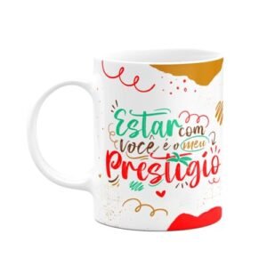 JPS INFO, Caneca P?scoa Doce - Estar com voc? ? o meu prest?gio - M2 (Café)