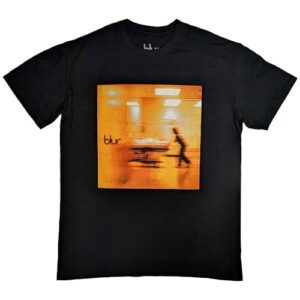 Rock Off officially licensed products Camiseta Blur Self Ttiled Album Cover, Preto, GG (CDs)