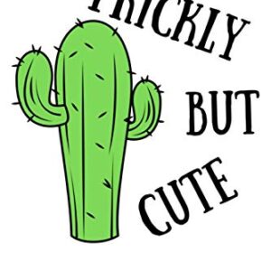 Prickly But Cute 6x9 Inch College Ruled Cactus Notebook 120 Pages: A funny sarcastic cactus journal notebook 6x9 inches with 120 pages of college ... succulent lovers who love sarcasm and puns. - Designs, C&d (CDs)