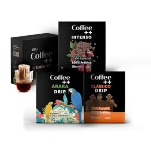 Café em Sachê Coffee Mais Drip Coffee Arara, Clássico e Intenso - 30 unidades (Café)