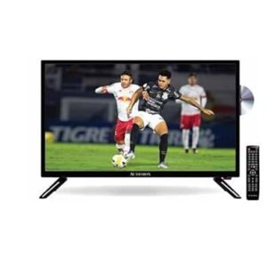 Audiobox TV-24D LED HDTV & Monitor 24", with Built-in DVD Player, HDMI, USB, AC/DC, DVD/CD/CDR High Resolution for RV, Camper, Tailgate, Entertainment (CDs)