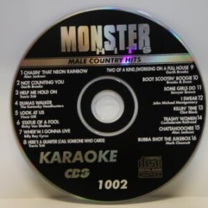 Karaoke Monster Hits 1002 Alan Jackson,garth Brooks,travis Tritt, (CDs)