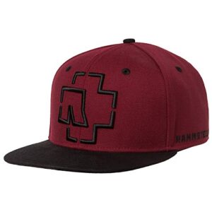 Rammstein Snapback Cap *bordeaux* (CDs)