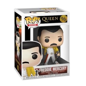 Funko POP! ROCKS: Queen - Freddie Mercury Wembley 1986, Multicor (Bonecos)